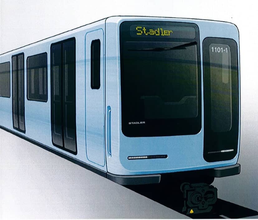 Stadler presents mock-up of Berlin underground train at UITP in Geneva