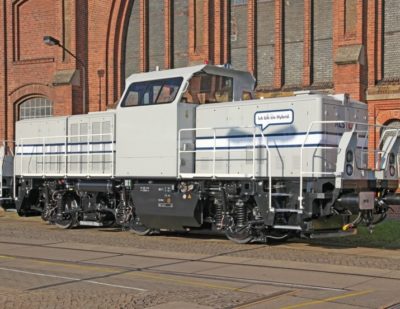 Alstom Delivers H3 Hybrid Locomotive to Volkswagen