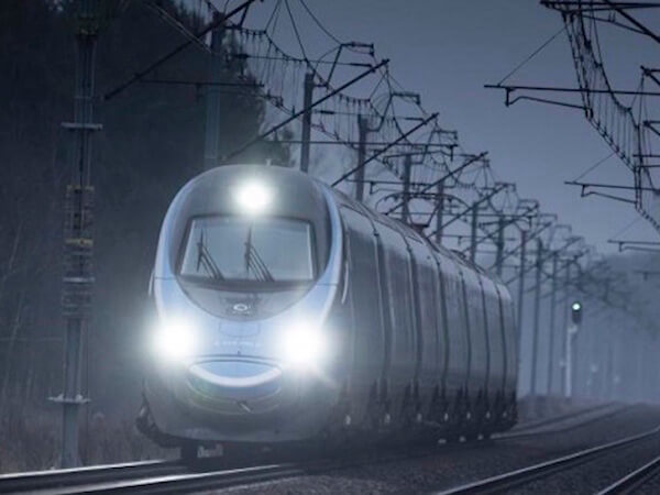 Alstom Pendolino high-speed tilting train