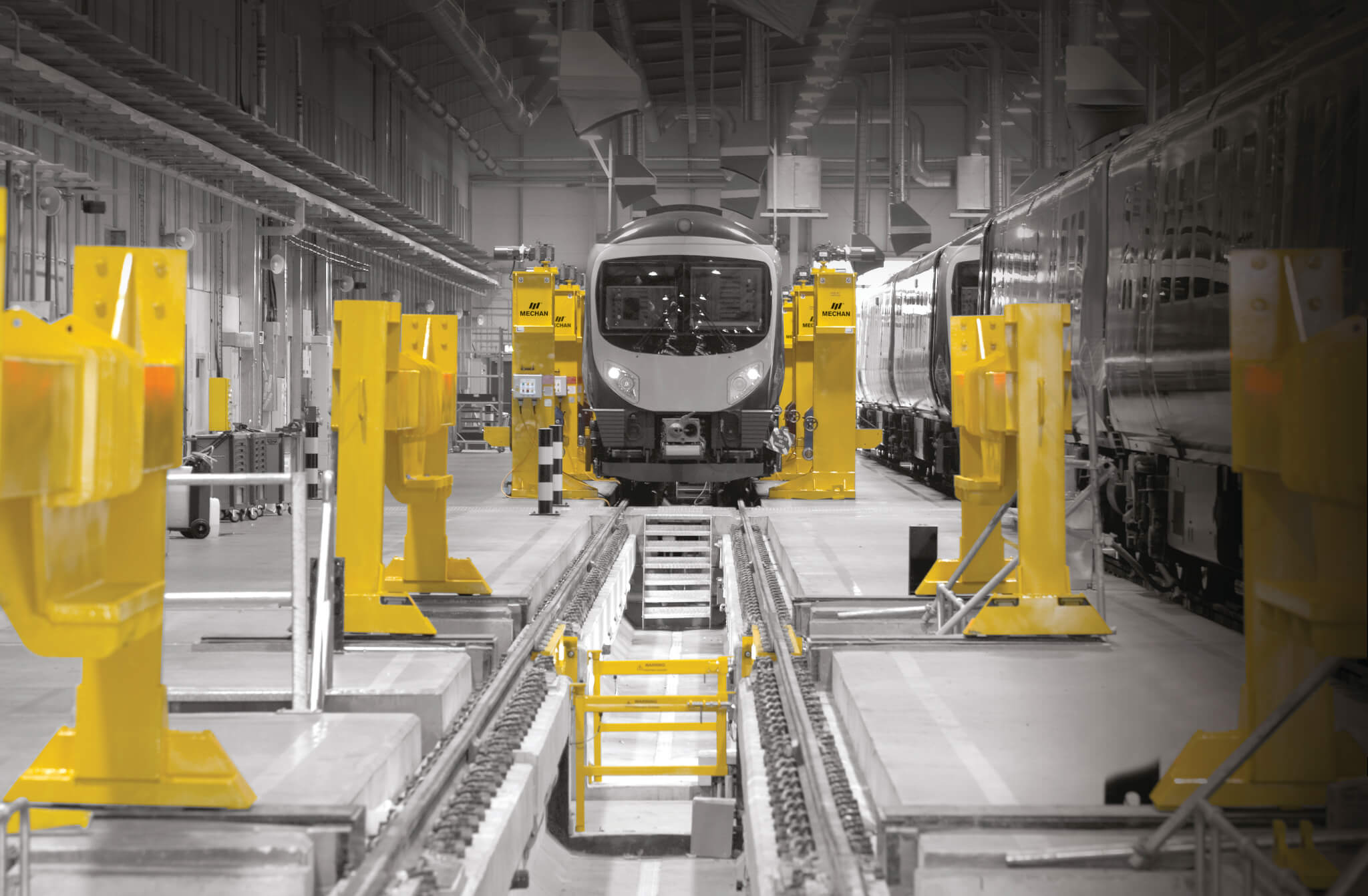 Railway News Mechan Rail Depot and Equipment, Railcar