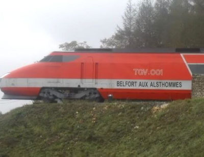 Alstom Restore TGV 001 Power Car for Display