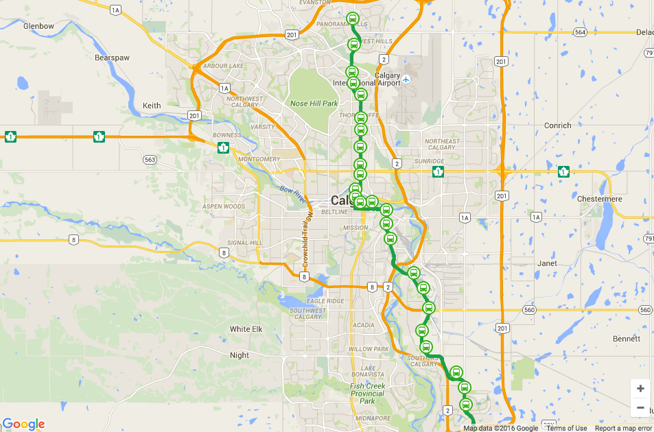 City Of Calgary Green Line Map Calgary Publishes Green Line Lrt Evaluation | Railway-News