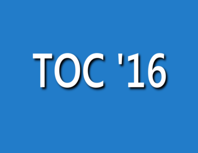 Train Operator Competition ’16 (TOC’16) Announced