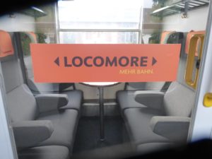 compartment for crowd-funded train operator Locomore