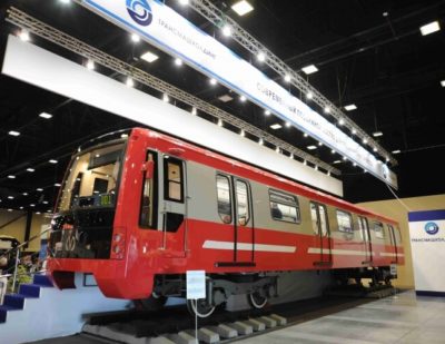 Transmashholding Unveil St. Petersburg Metro Train Design