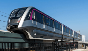 First Chinese Straddle Monorail Successful Test