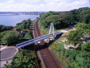Fiberline Composites GRP Railway Bridge