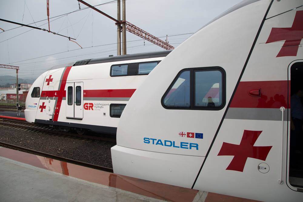 Stadler KISS Double Decked Trains Presented in Georgia ...