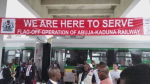 Opening of Abuja-Kaduna Railway in Nigeria