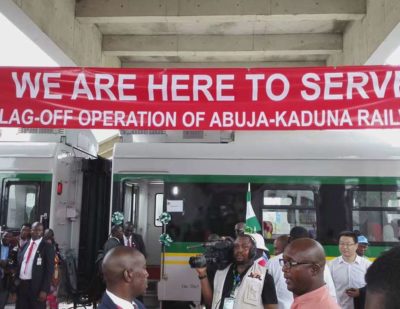 Opening of Abuja-Kaduna Railway in Nigeria