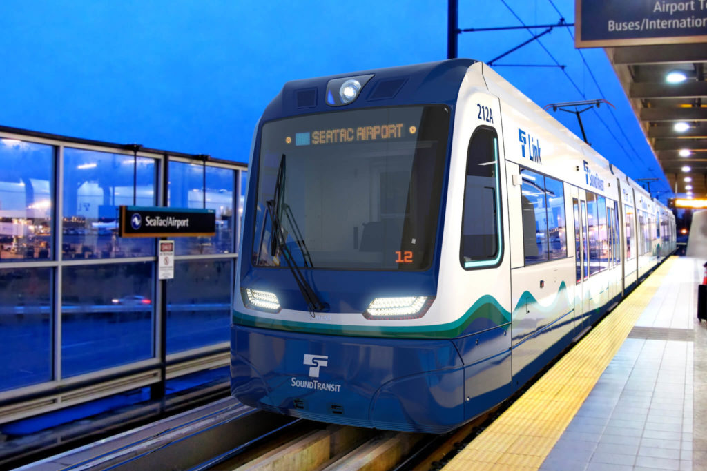 Sound Transit LRV's © Siemens 