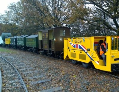 Clayton Equipment Demonstrates New Tunnelling Locomotive