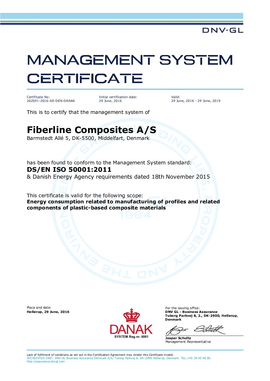 Energy Certification 2011