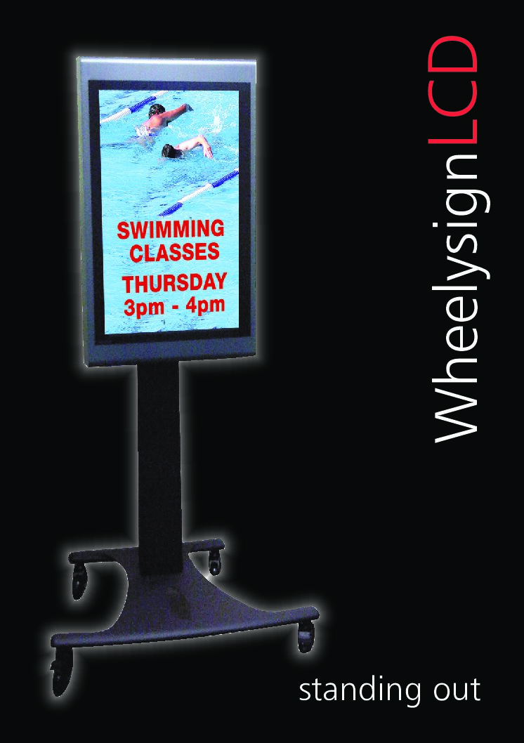 Mobile LCD Lobby Sign