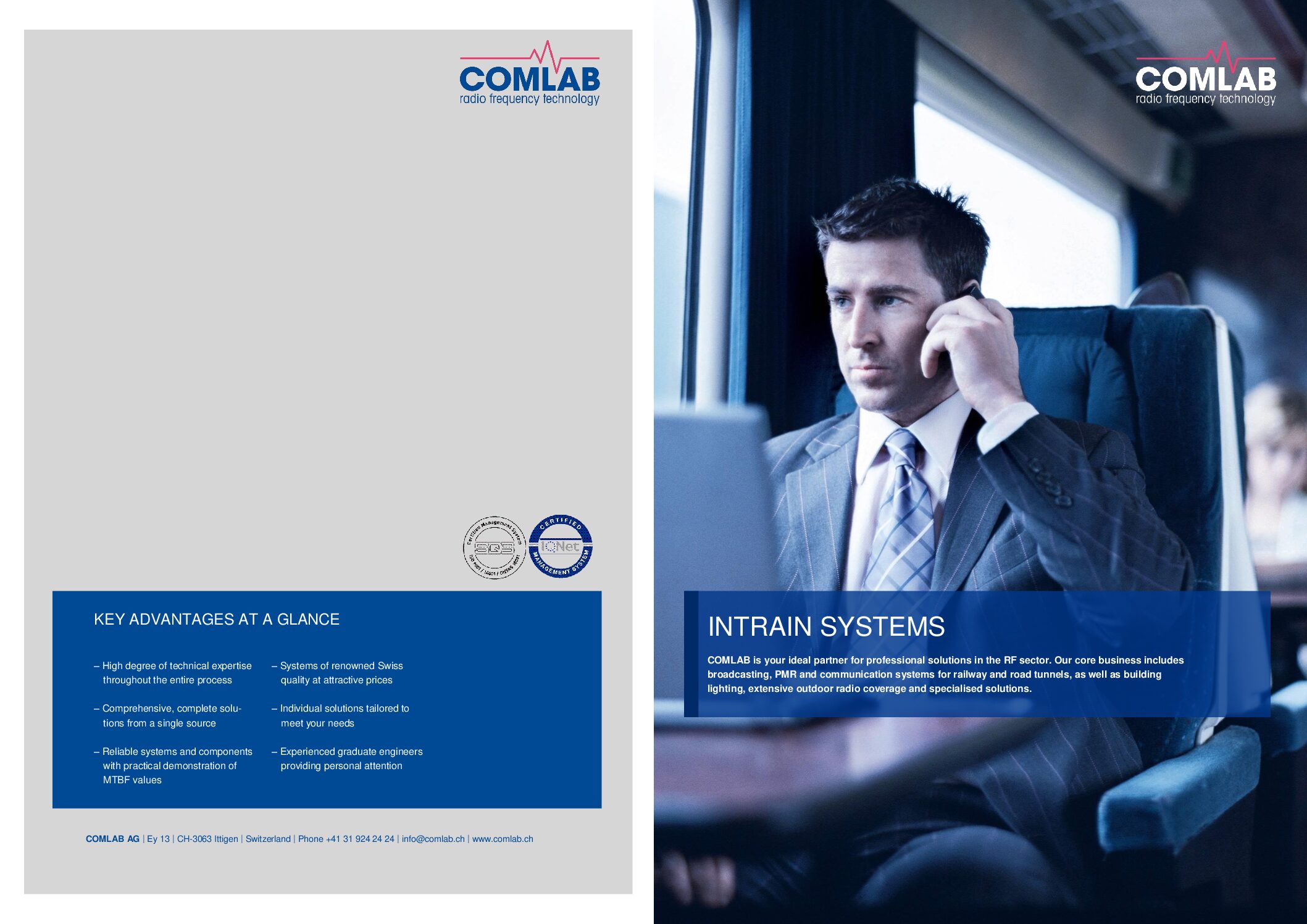 COMLAB In-Train Systems Brochure