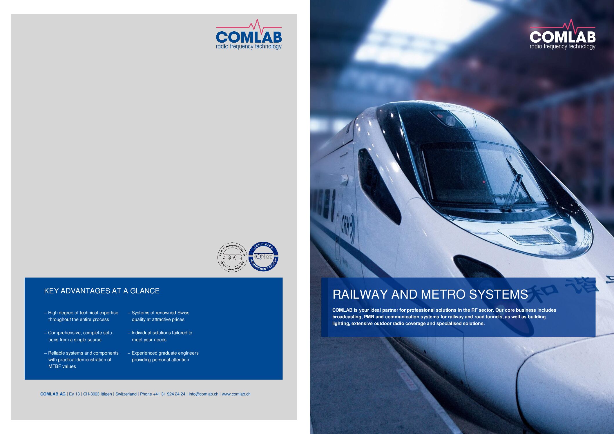 COMLAB Railway Communication Systems Brochure