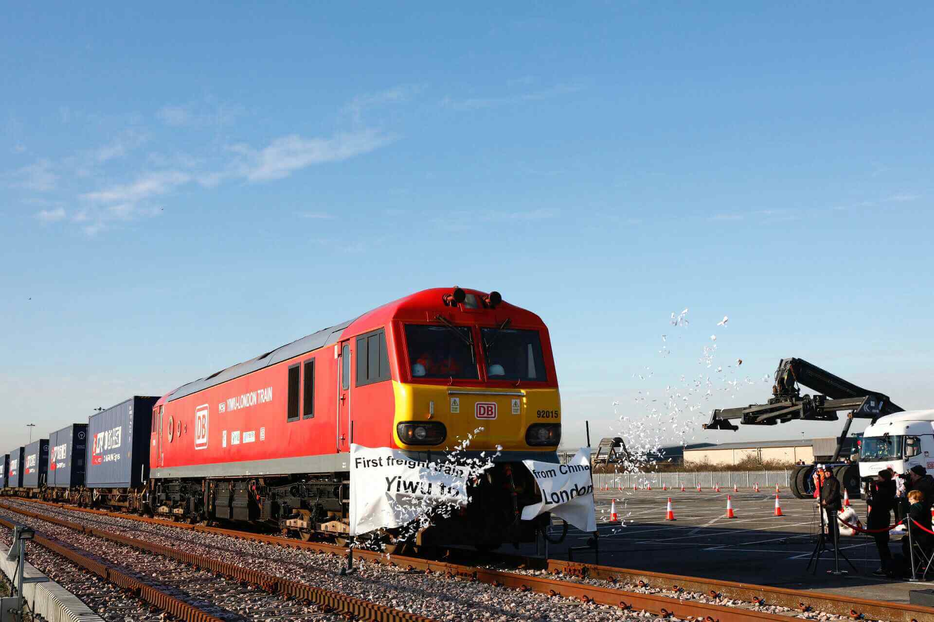 First Freight Train from China Arrives in London