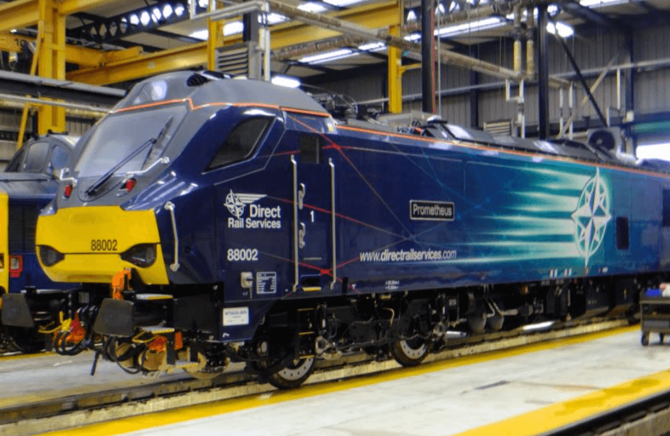 88002 Prometheus at DRS Kingmoor Depot