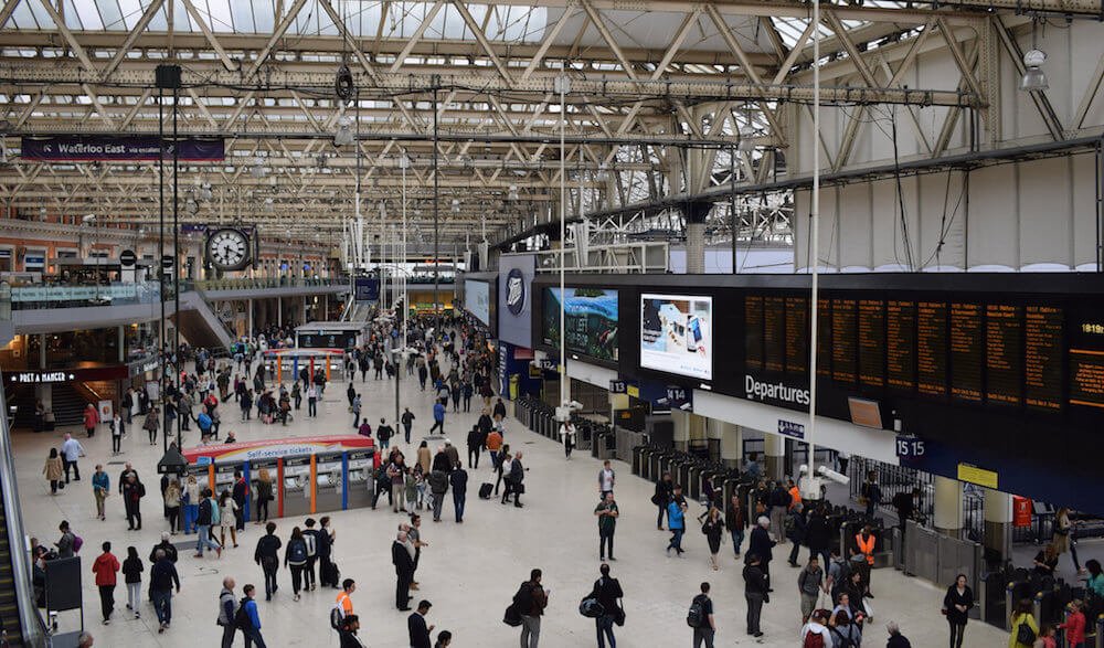 london waterloo train station