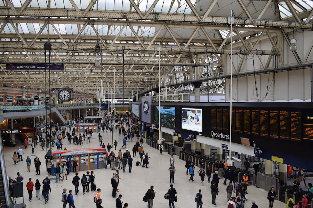 london waterloo train station