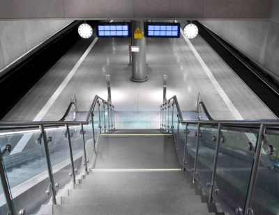 Baultars station stair coverings