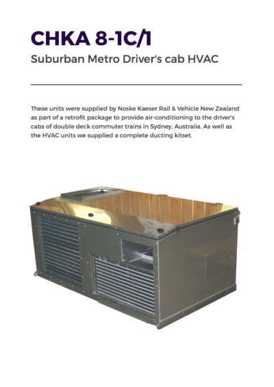 Suburban Metro Driver’s Cab HVAC