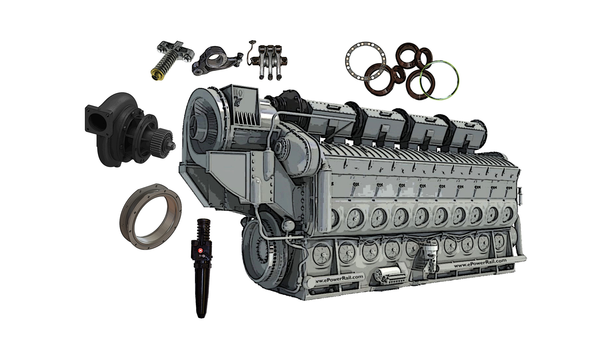 Engine Parts and
Components
