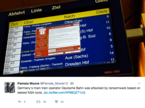 Digital passenger display: cyber attack hits Deutsche Bahn