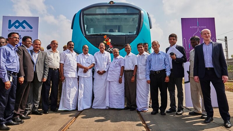 Alstom delivers its Metropolis cars for the Kochi Metro