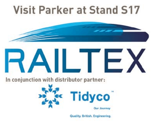 Parker Hannifin Partners With Tidyco Railtex 2017