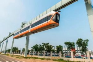 Suspended Monorail Train