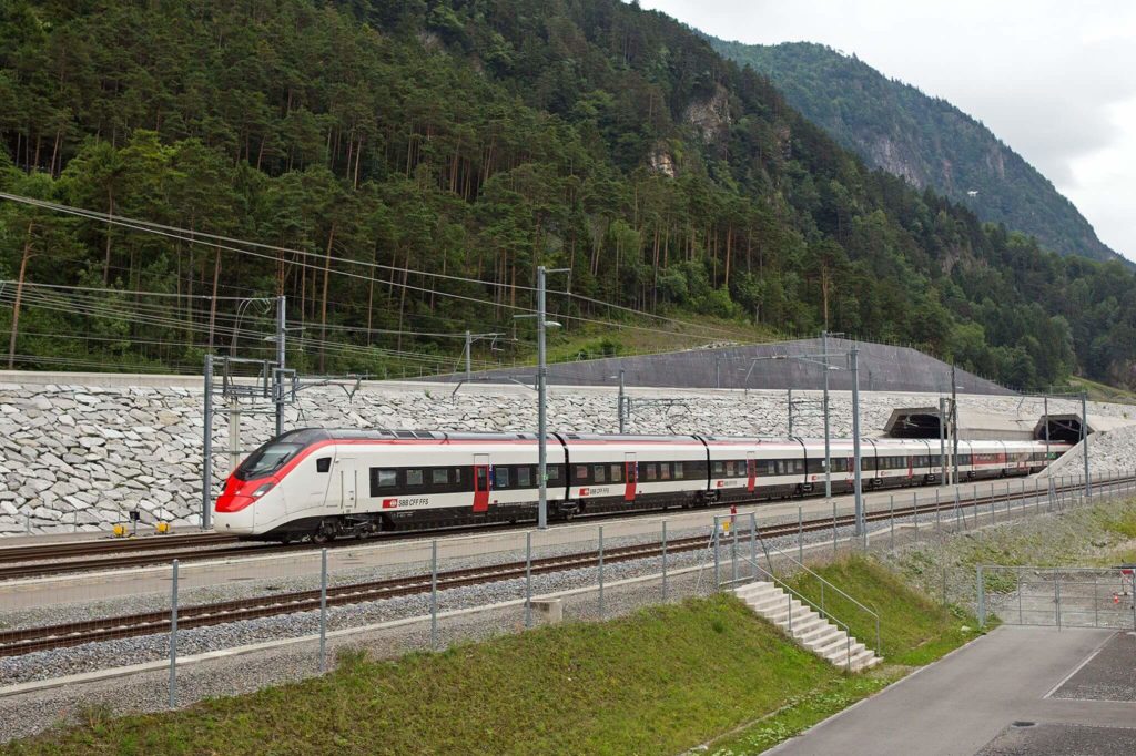 Giruno Train Gotthard Base Tunnel