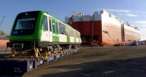 Alstom Ships First Additional Metropolis Train for Lima Metro