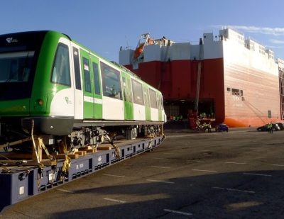 Alstom Ships First Additional Metropolis Train for Lima Metro