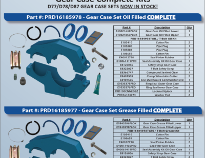 Gear Case Complete Kits