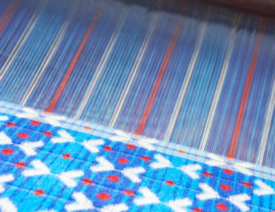 Fabric in loom