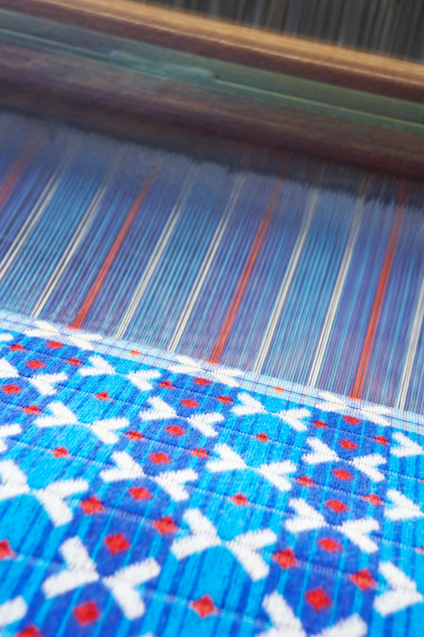 Fabric in loom
