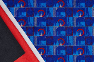 Moquette fabric for London Underground