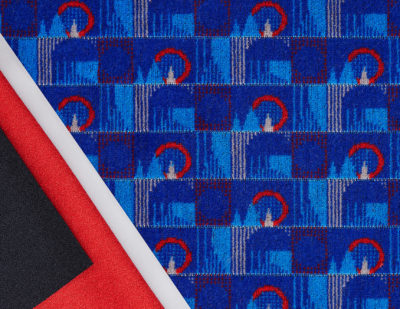 Moquette fabric for London Underground