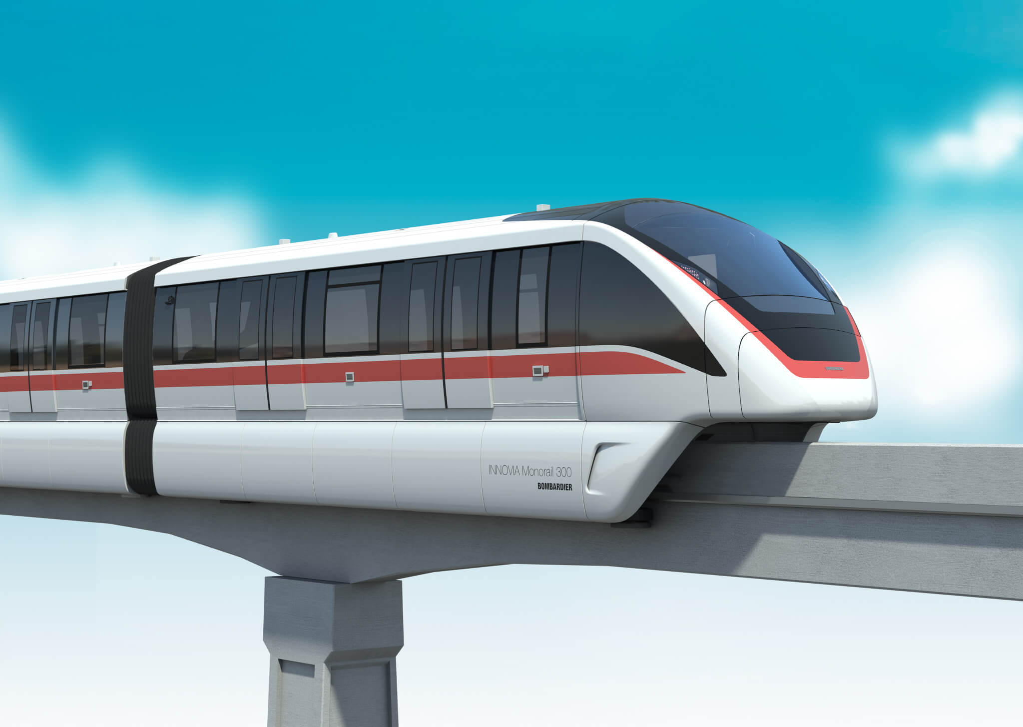 Транспортный портал. Bombardier innovia Monorail 300. Монорельс Китай. Поезд на монорельсе. Современный монорельс.