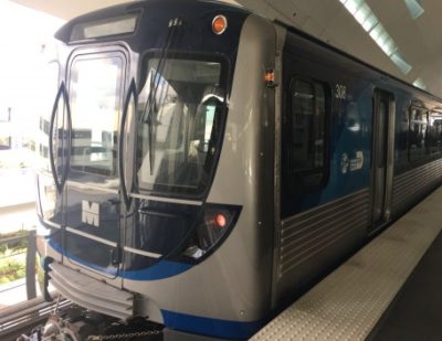 New High-Tech Trains for Miami Metrorail Enter Service