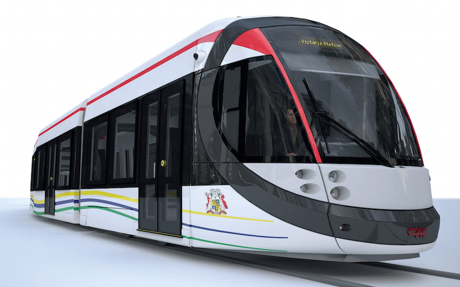 Urbos Tram for Mauritius Light Rail