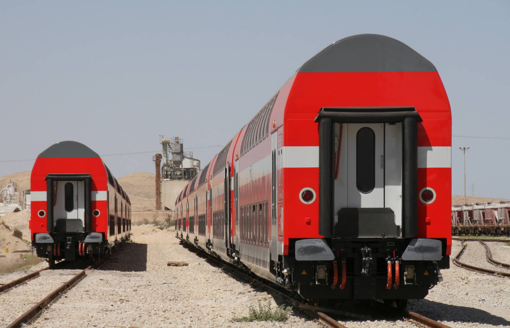 Double-Deck Coaches for Israel Railways