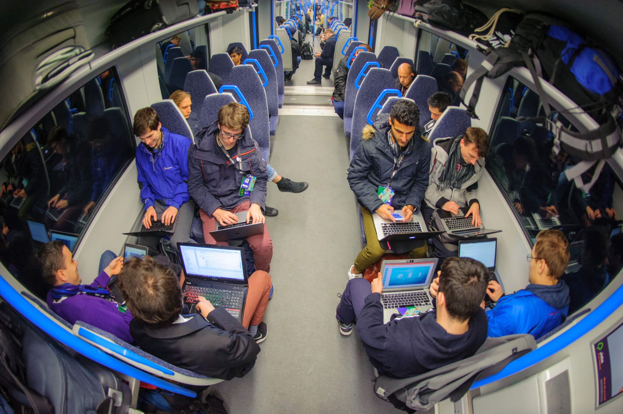 HackTrain 4.0 addressing their challenges on their train