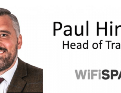 WiFi SPARK Appoints Paul Hinchy as Head of Transport