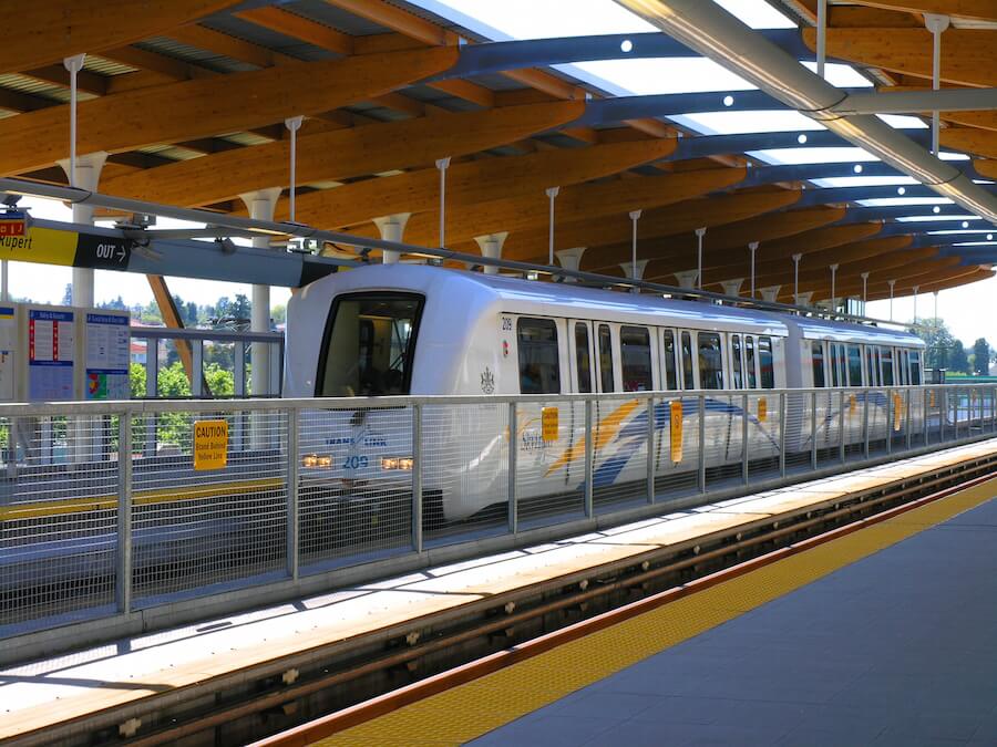 Skytrain Cars Vancouver