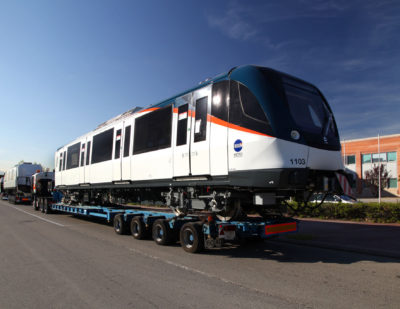 Alstom Ships First Metropolis Trainset for Panama Metro Line 2