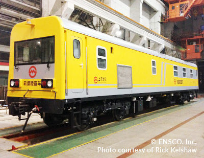 ENSCO Rail Delivers State-of-the-Art Track Geometry Measurement System to Shanghai Metro
