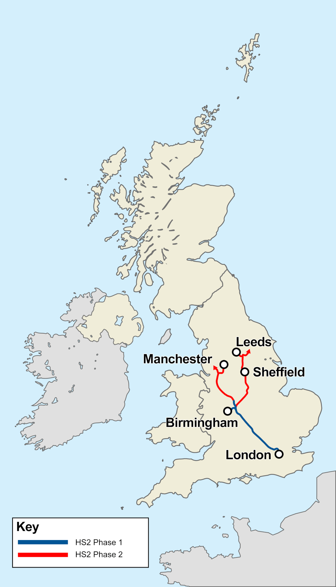 Current HS2 plans