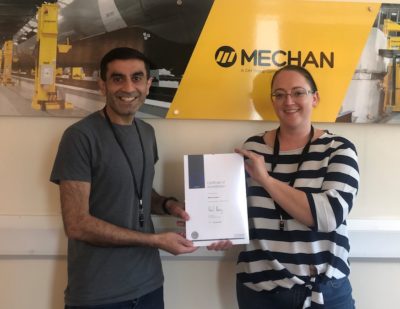 Mechan Rewarded for Top Quality People Management